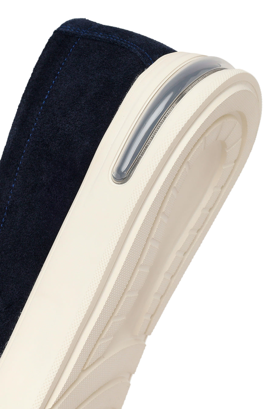 Male Navy Thick-Soled Suede Loafer