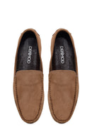 Erkek Vizon Süet Deri Loafer | Derimod