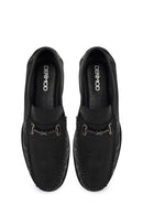 Erkek Siyah Tokalı Deri Loafer | Derimod