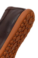 Men's Brown Lace-Up Leather Sneaker | Derimod