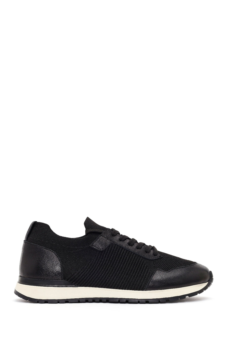 Men's Black Lace-Up Fabric Sneakers 26SFD68866F | Derimod