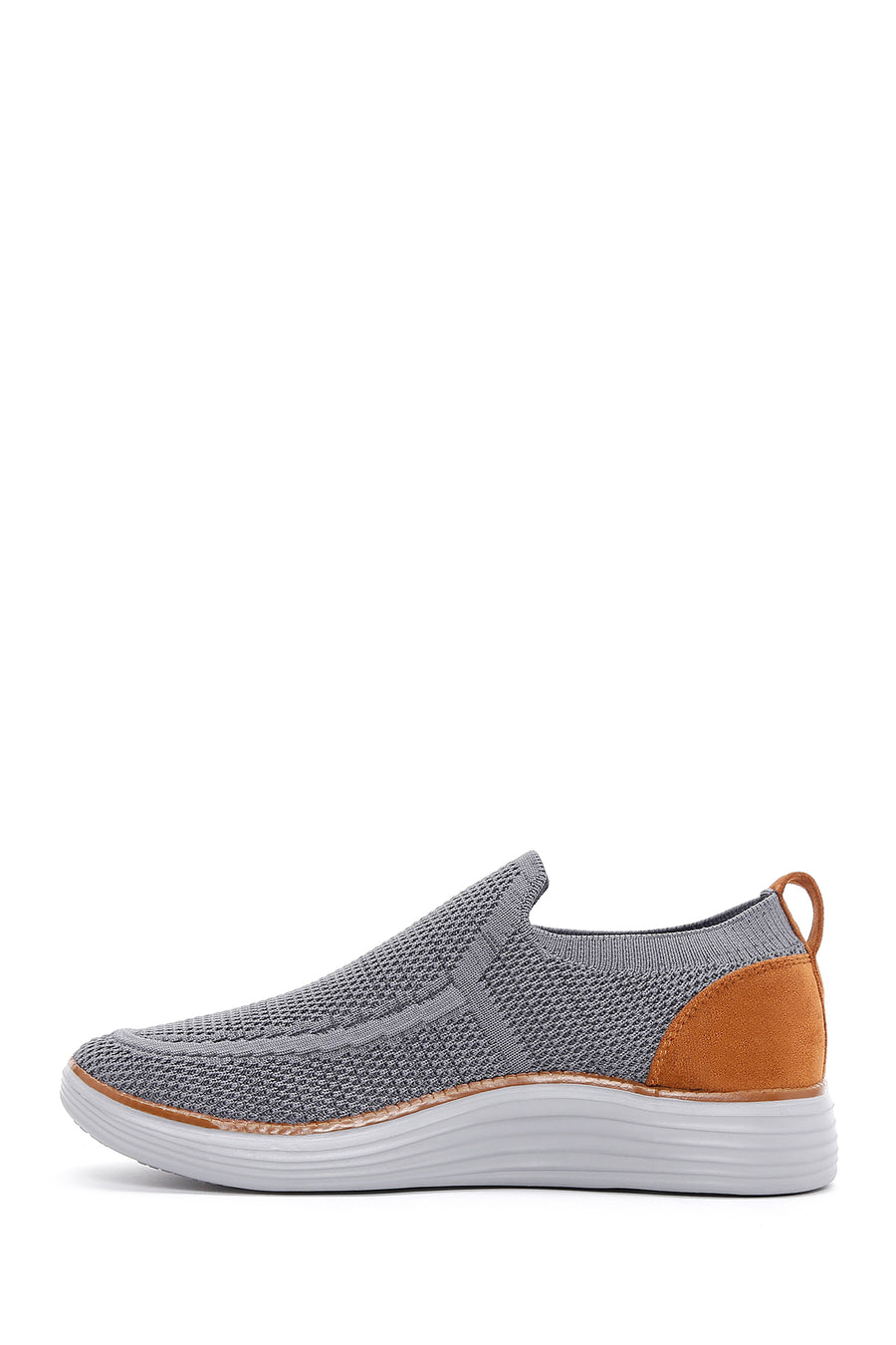 Derimod Zero Men's Gray Thick Soled Fabric Sneaker