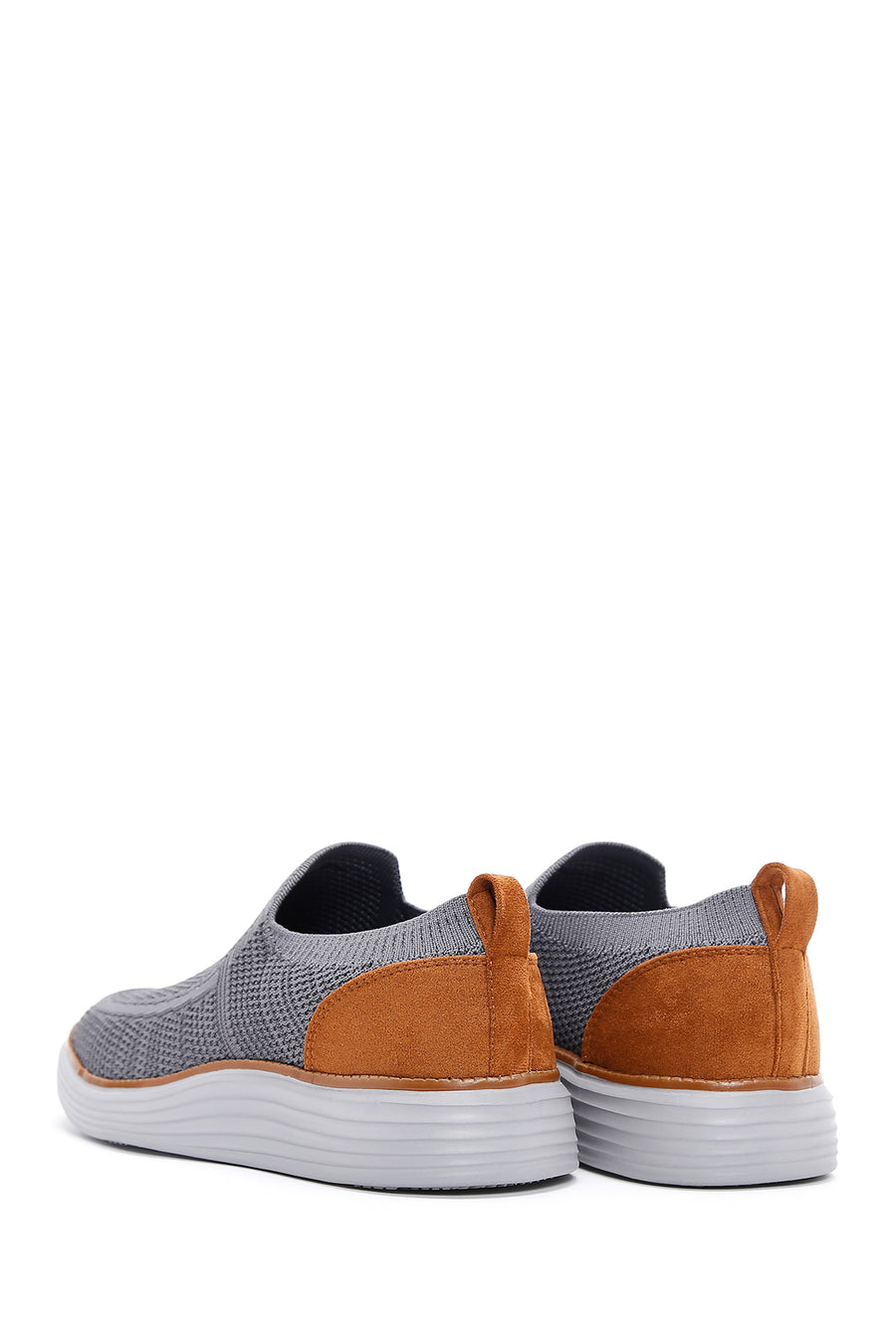 Derimod Zero Men's Gray Thick Soled Fabric Sneaker