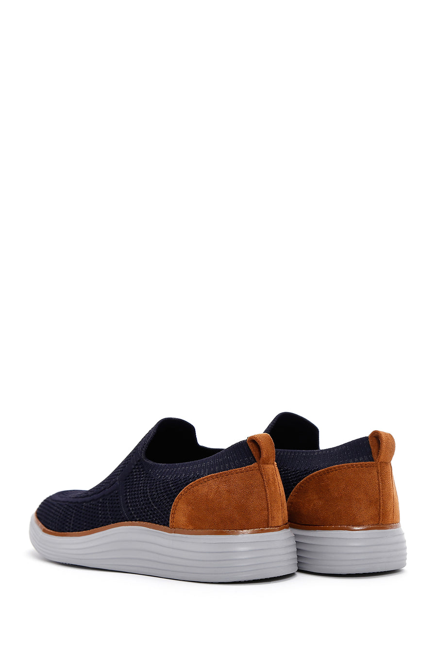Derimod Zero Men's Navy Blue Thick-Soled Fabric Sneaker