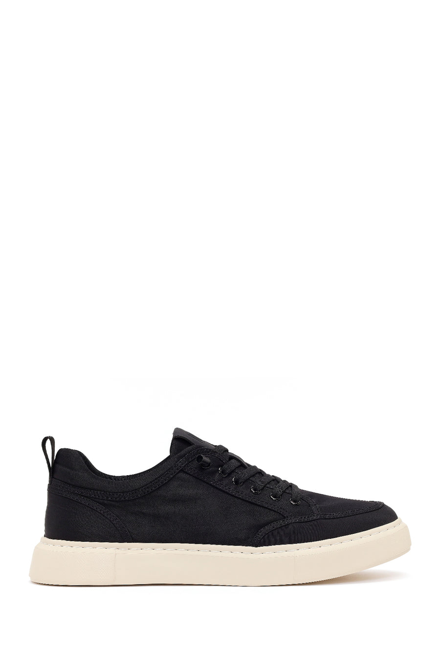 Derimod Zero Men's Black Lace Up Fabric Sneaker 26SFD69036F | Derimod