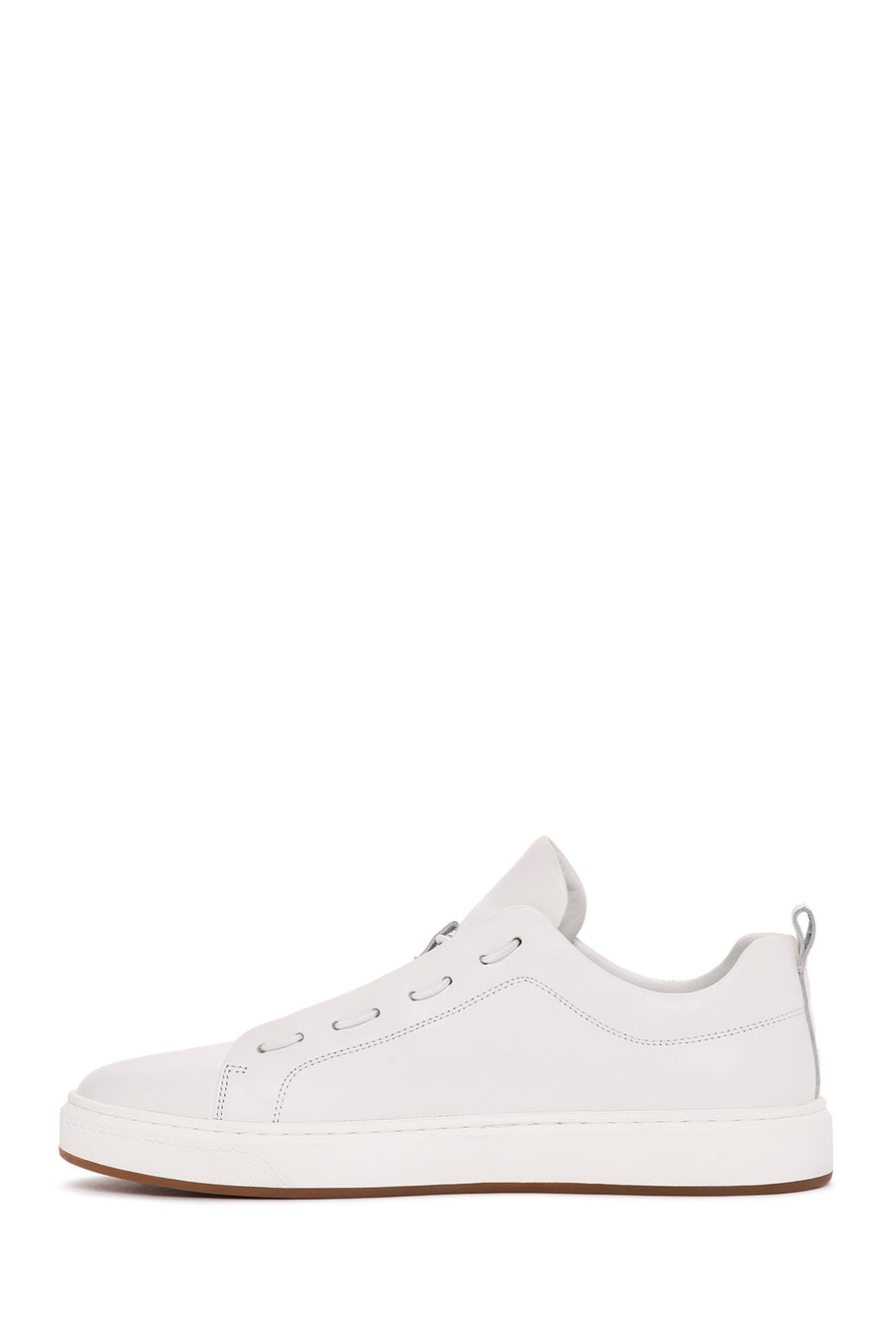 Men's White Leather Sneaker