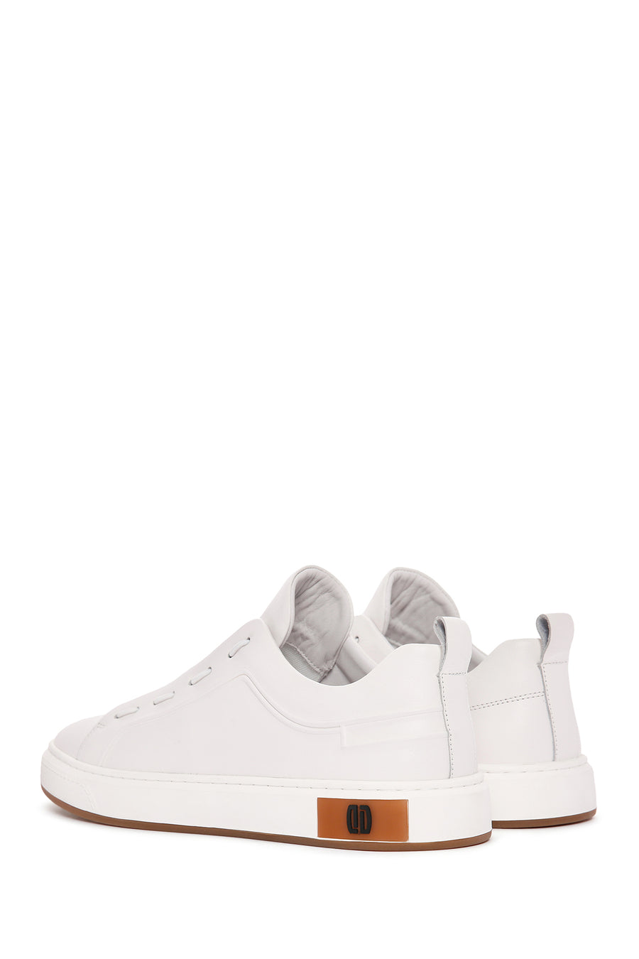 Men's White Leather Sneaker