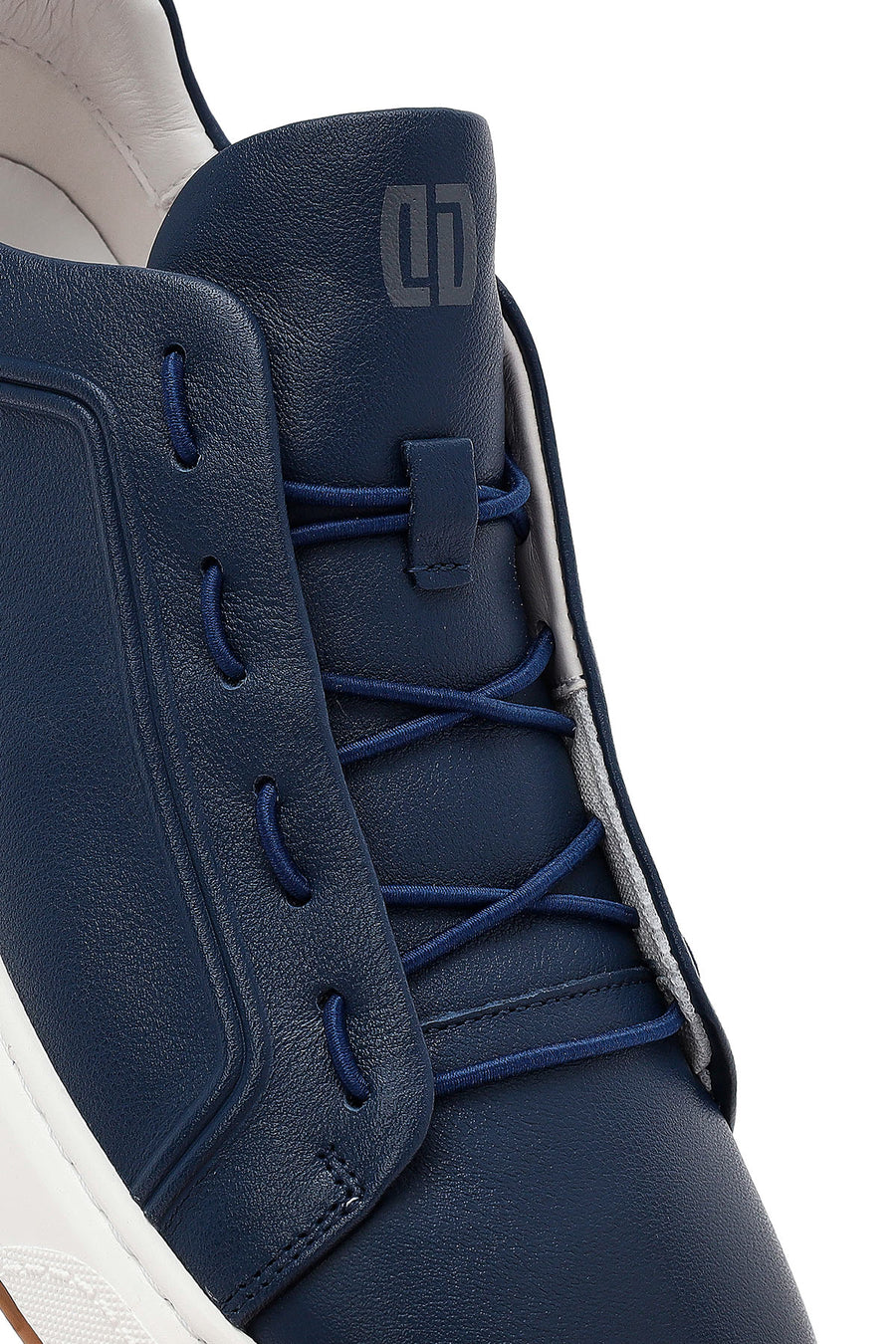 Men's Navy Blue Leather Sneaker