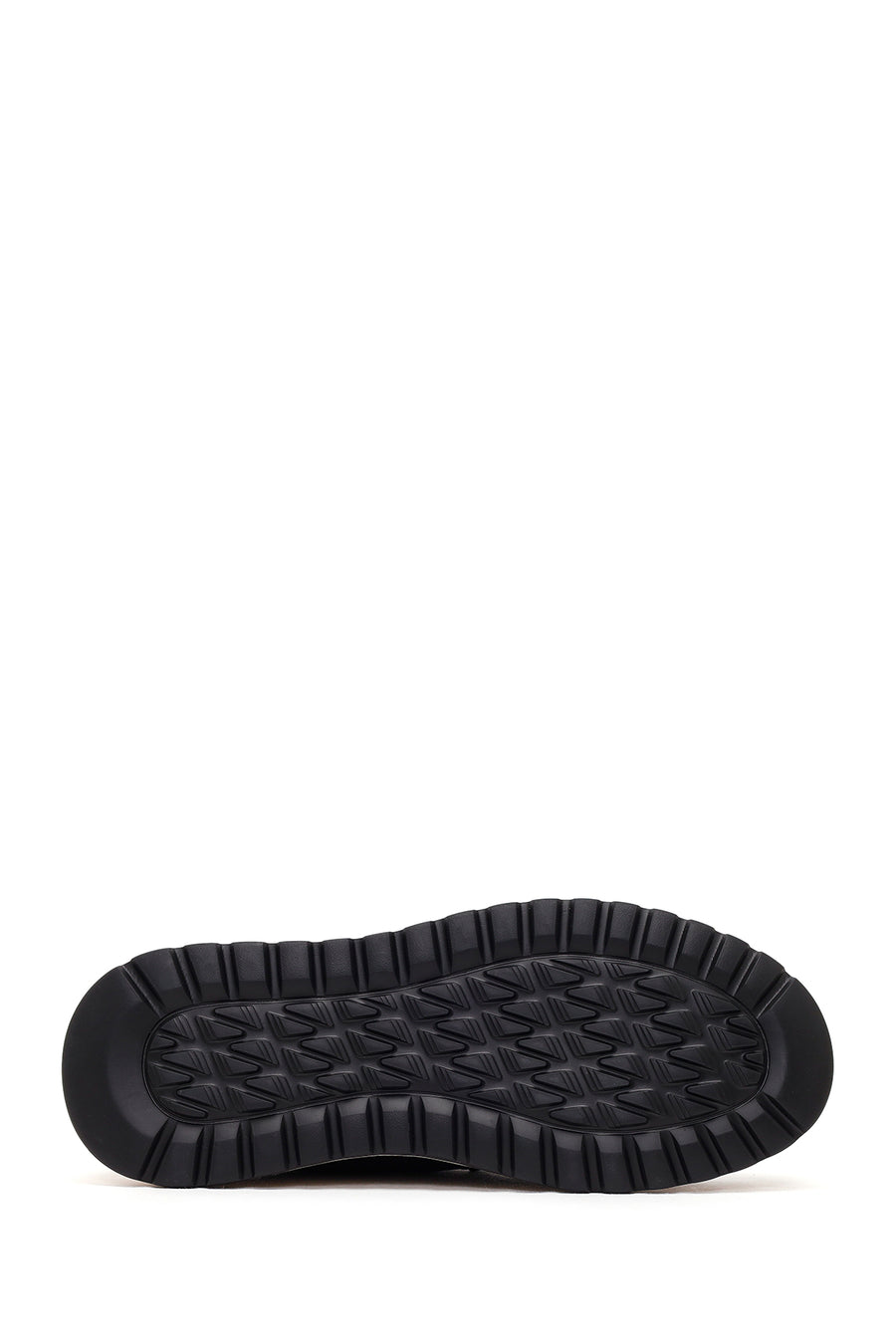 Derimod Zero Male Black Lace-Up Thick-Soled Fabric Casual Shoes
