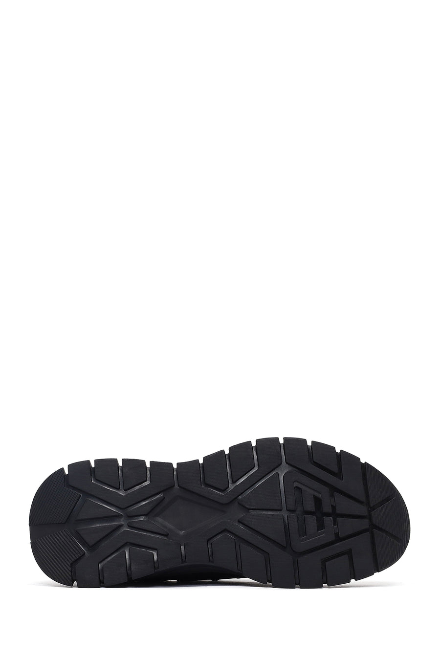 Derimod Zero Men's Black Lace-Up Thick Soled Fabric Sneaker