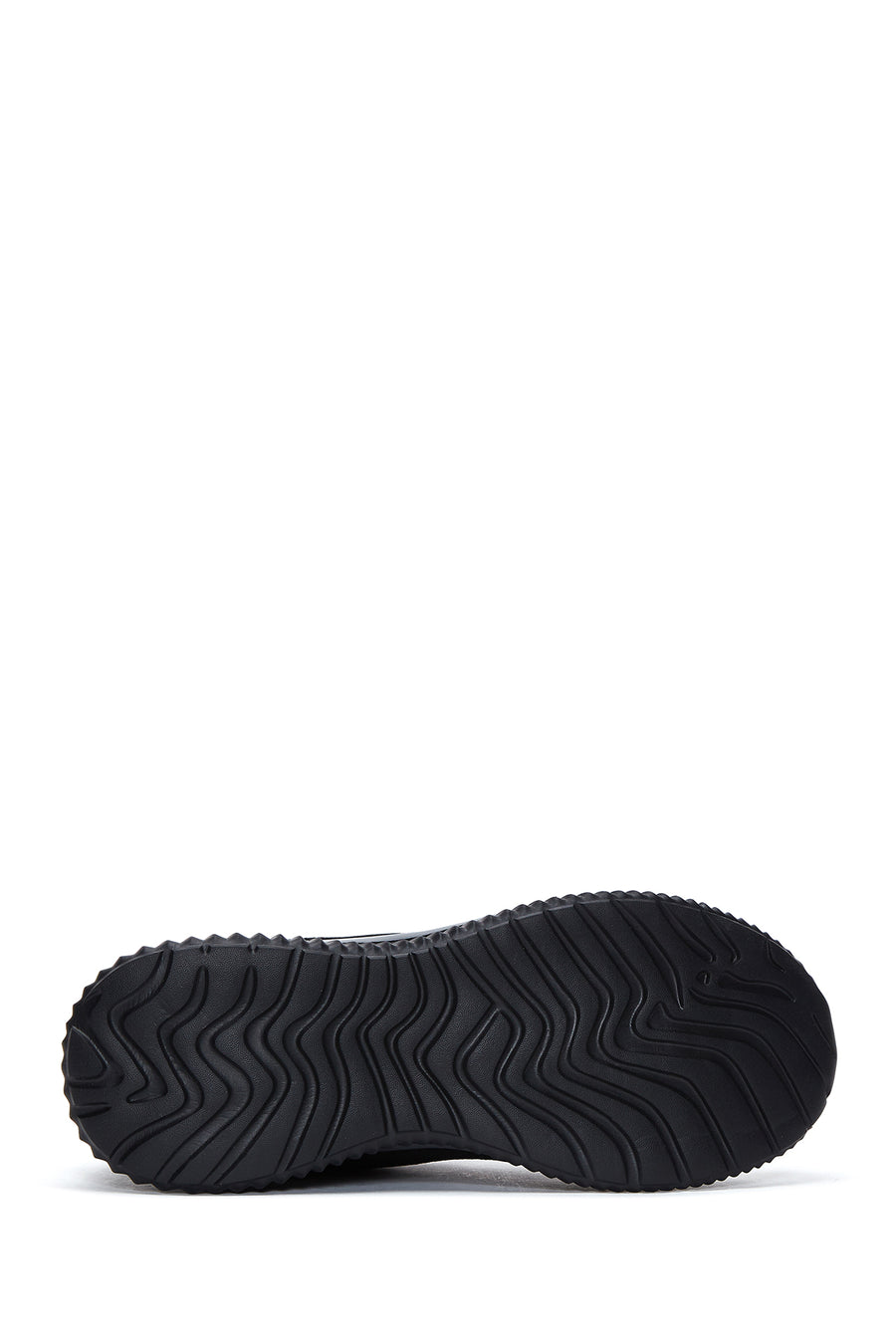 Derimod Zero Men's Black Lace-Up Thick Soled Fabric Sneaker