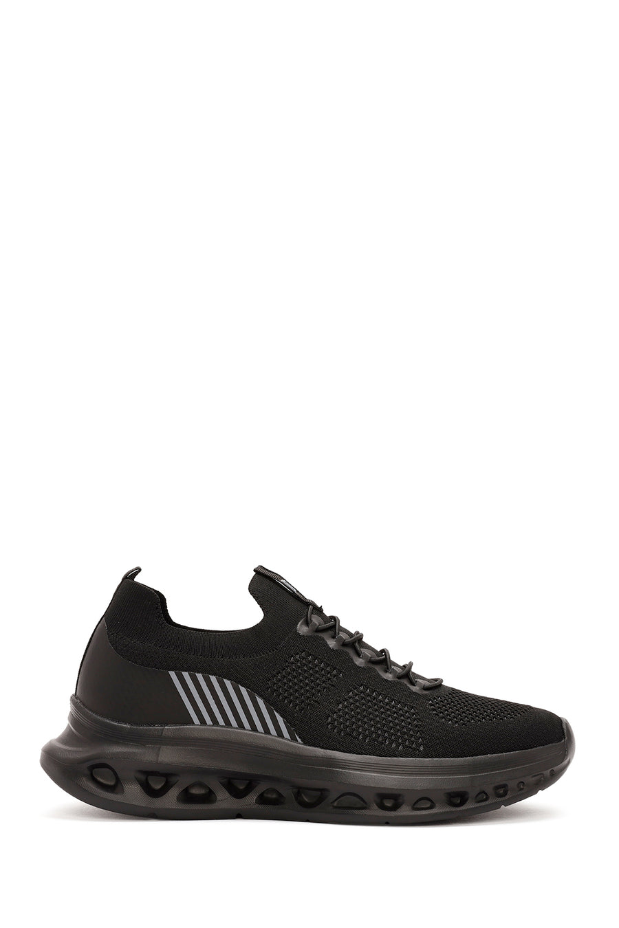 Derimod Zero Erkek Siyah Kalın Tabanlı Kumaş Sneaker 26SFD69176F | Derimod