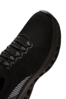 Derimod Zero Men's Black Thick Soled Fabric Sneaker | Derimod