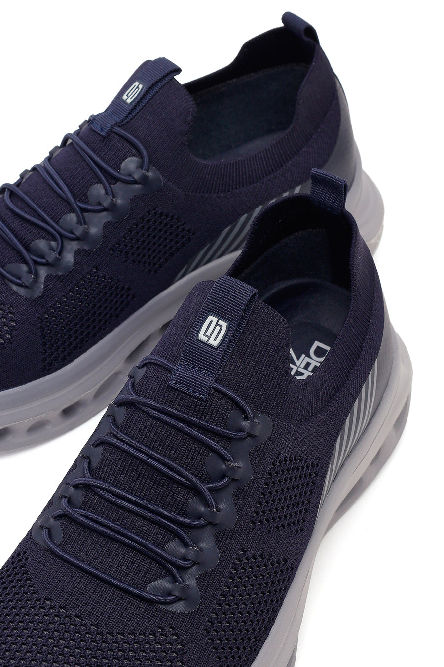 Derimod Zero Men's Navy Blue Thick-Soled Fabric Sneaker