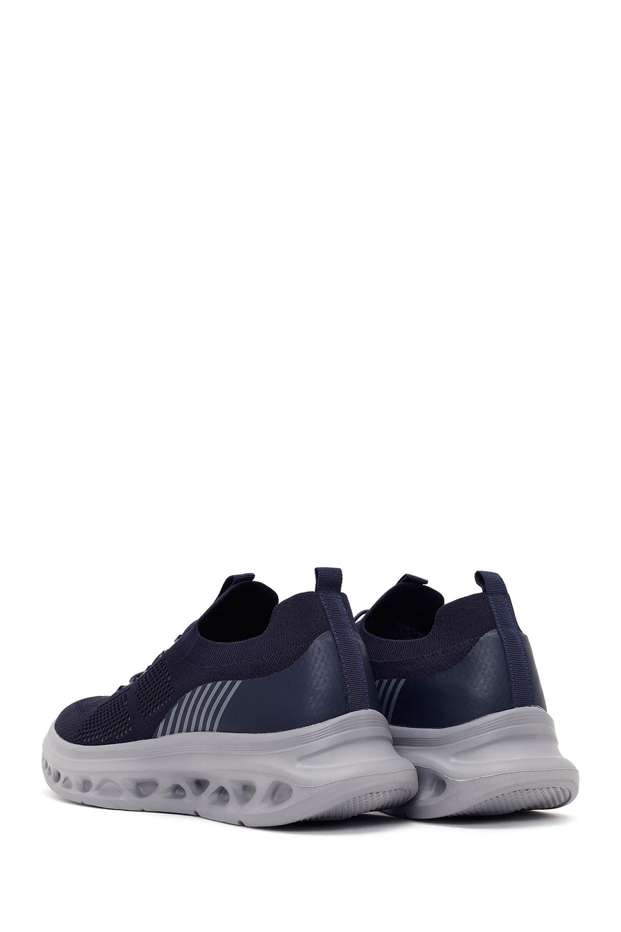 Derimod Zero Men's Navy Blue Thick-Soled Fabric Sneaker