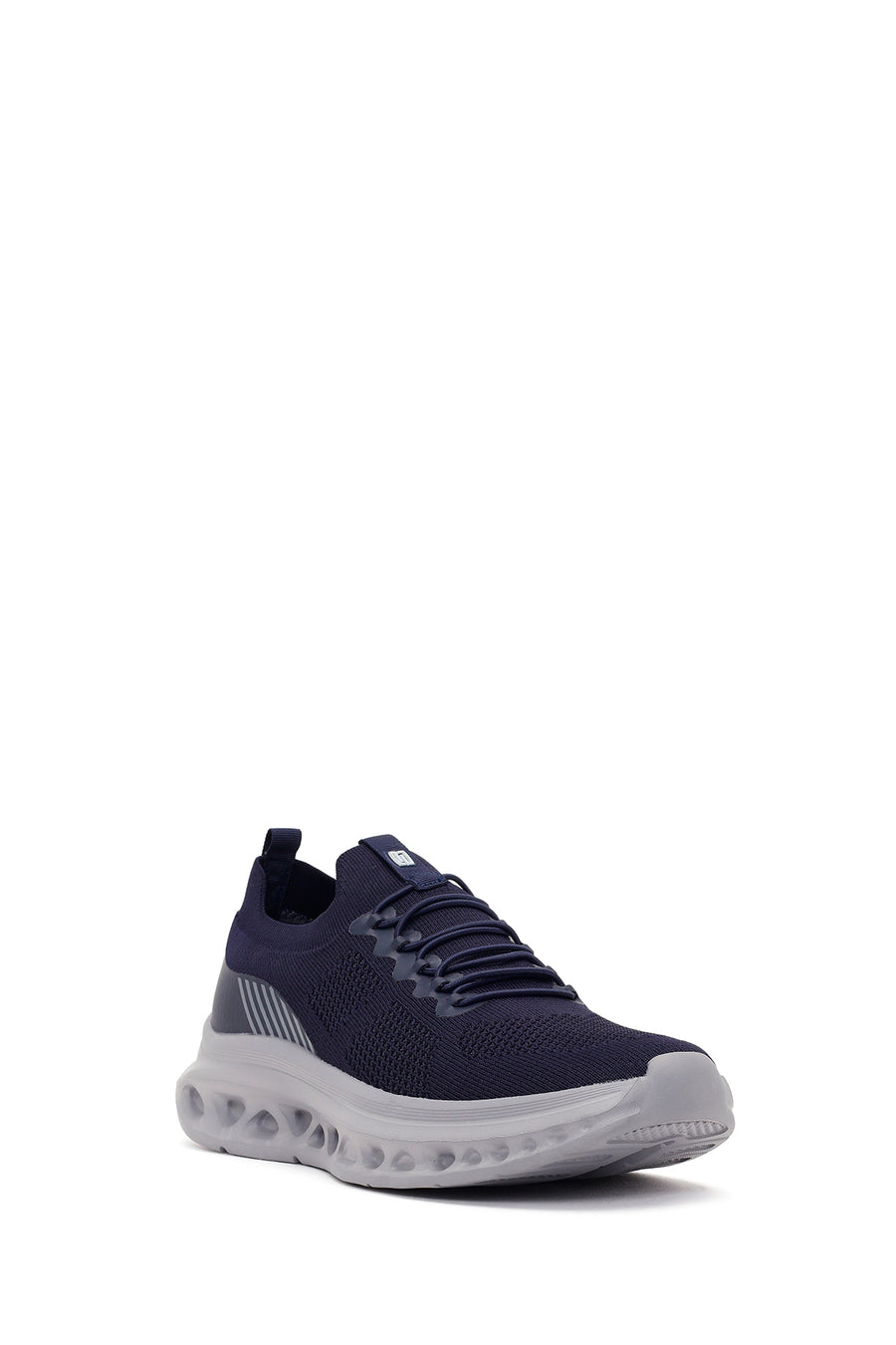 Derimod Zero Men's Navy Blue Thick-Soled Fabric Sneaker