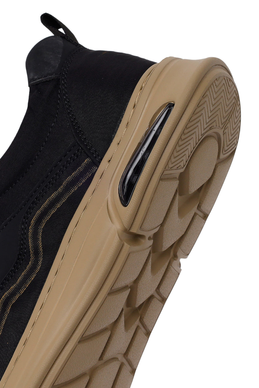 Derimoz Zero Male Black Lace-Up Fabric Sneaker