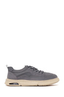 Derimoz Zero Erkek Gri Bağcıklı Kumaş Sneaker | Derimod