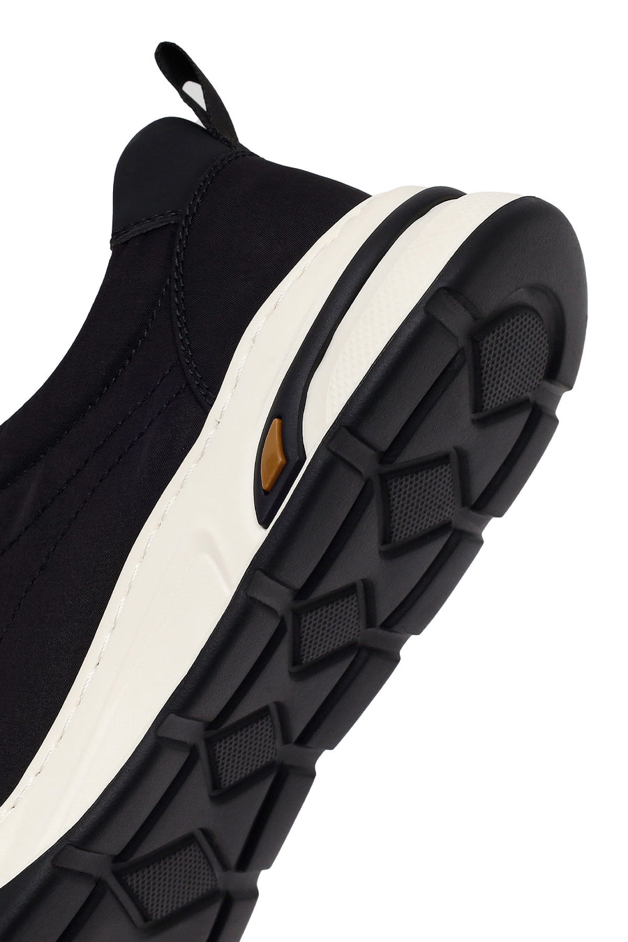 Derimod Zero Male Black Lace-Up Fabric Sneakers