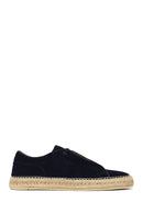 Erkek Lacivert Kalın Tabanlı Süet Deri Sneaker | Derimod