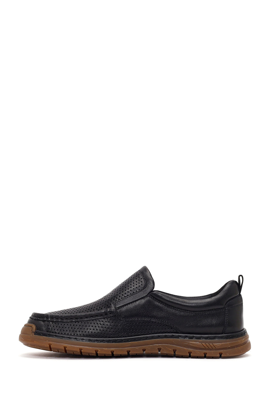 Derimod Fly Male Black Leather Casual Loafer