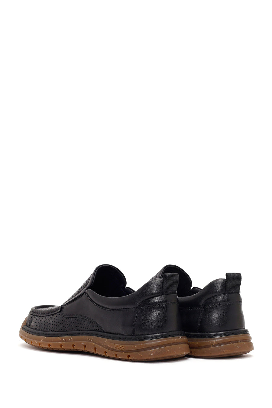 Derimod Fly Male Black Leather Casual Loafer