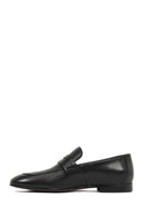 Men's Black Leather Classic Loafer | Derimod
