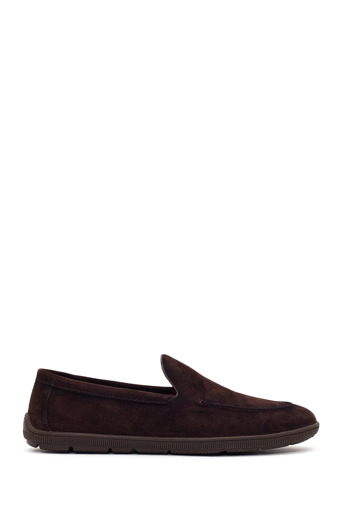 Erkek Kahverengi Süet Deri Casual Loafer 26SFD695210 | Derimod