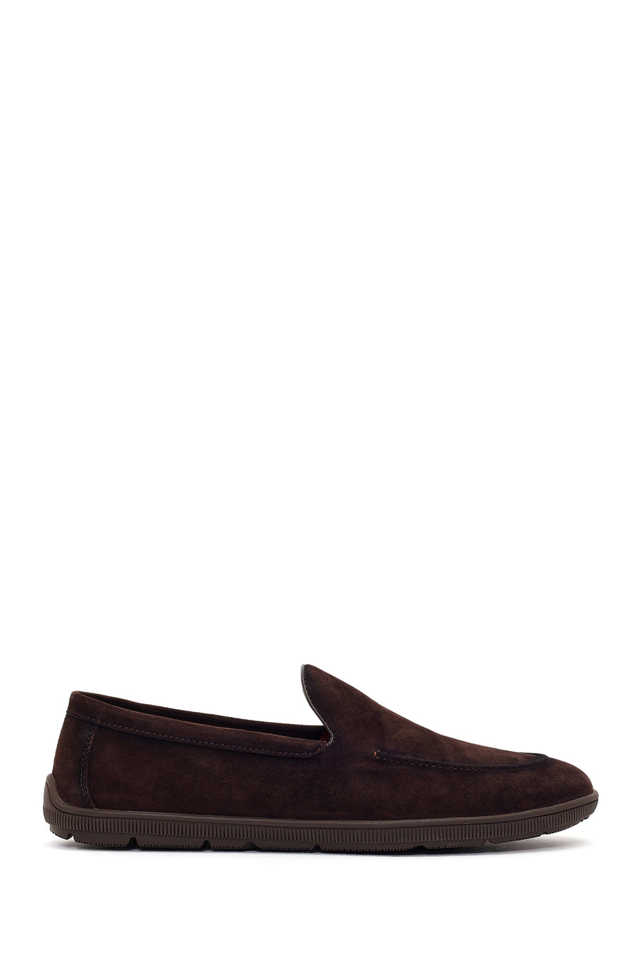 Men's Brown Suede Leather Casual Loafer 26SFD695210 | Derimod