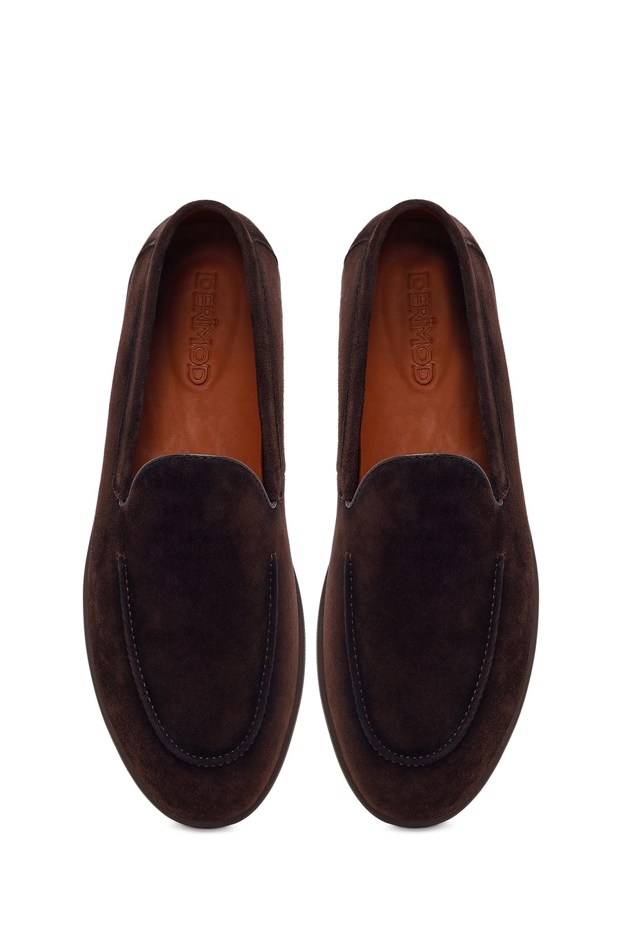 Men's Brown Suede Leather Casual Loafer