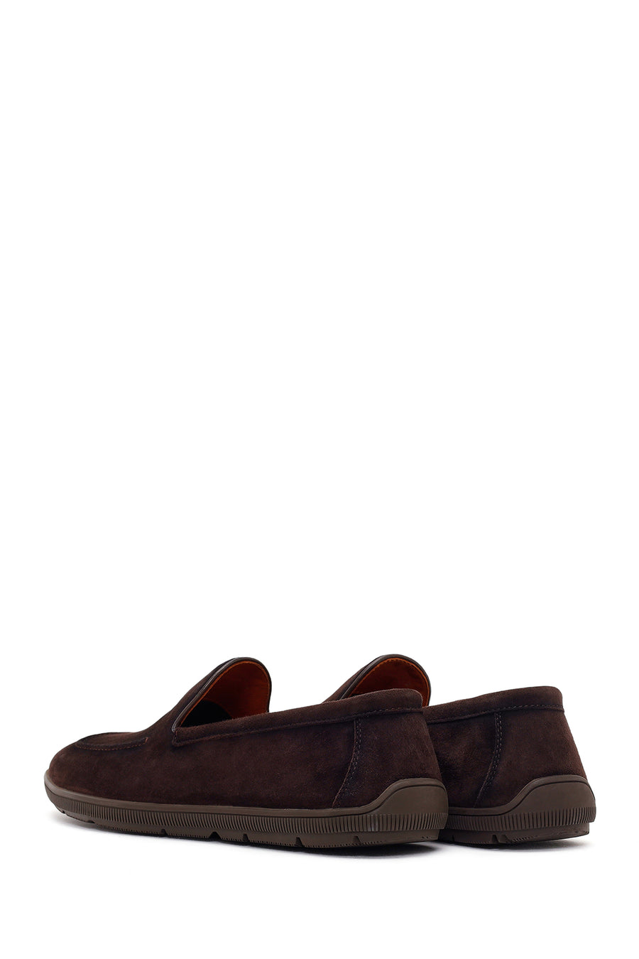 Men's Brown Suede Leather Casual Loafer