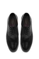 Erkek Siyah Bağcıklı Klasik Deri Ayakkabı | Derimod