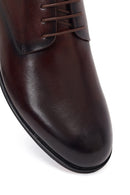 Erkek Kahverengi Bağcıklı Klasik Deri Ayakkabı | Derimod