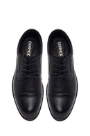 Men's Black Laced Leather Classic Shoes | Derimod