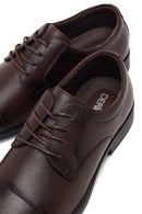 Men's Brown Laced Leather Classic Shoes | Derimod