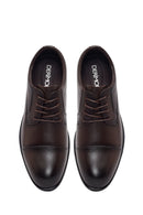 Men's Brown Laced Leather Classic Shoes | Derimod