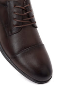 Men's Brown Laced Leather Classic Shoes | Derimod