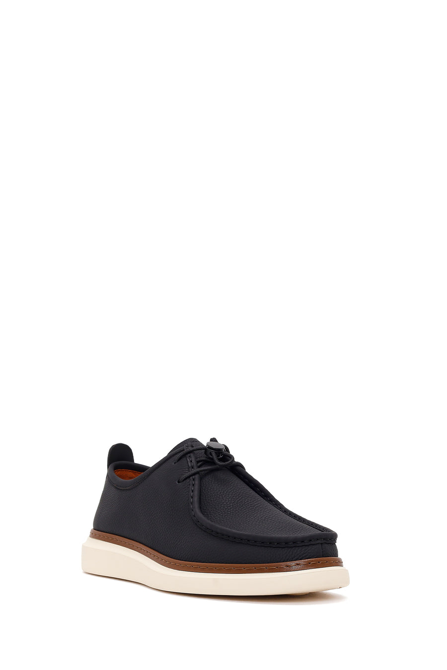 Men's Black Leather Casual Shoes