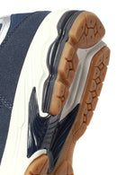 Erkek Lacivert Kalın Tabanlı Bağcıklı Sneaker | Derimod