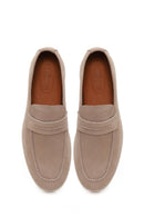 Erkek Bej Nubuk Deri Loafer | Derimod