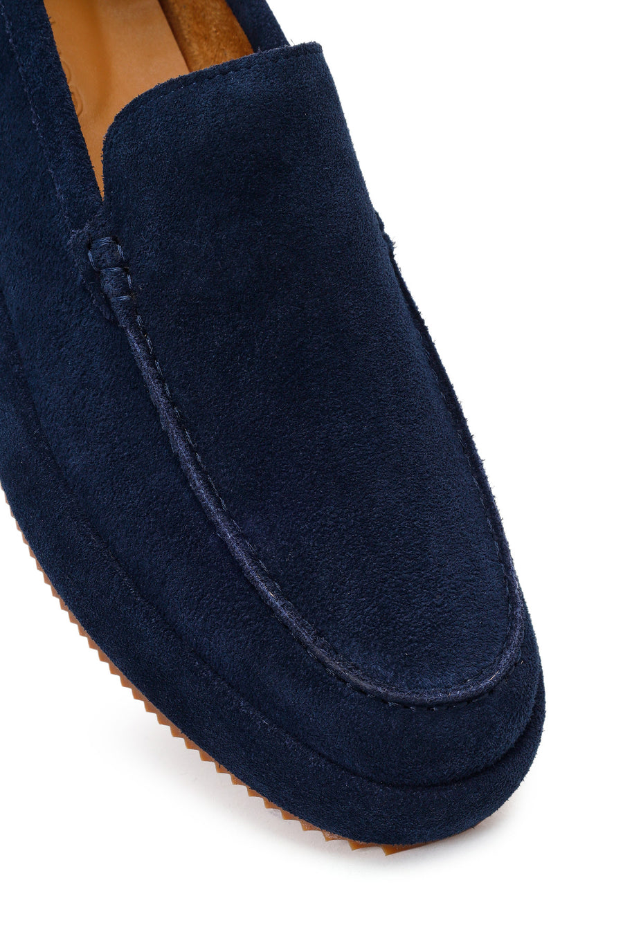 Men's Navy Blue Suede Leather Casual Loafer