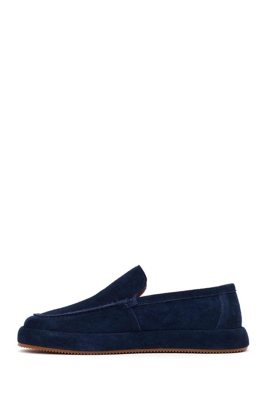 Men's Navy Blue Suede Leather Casual Loafer