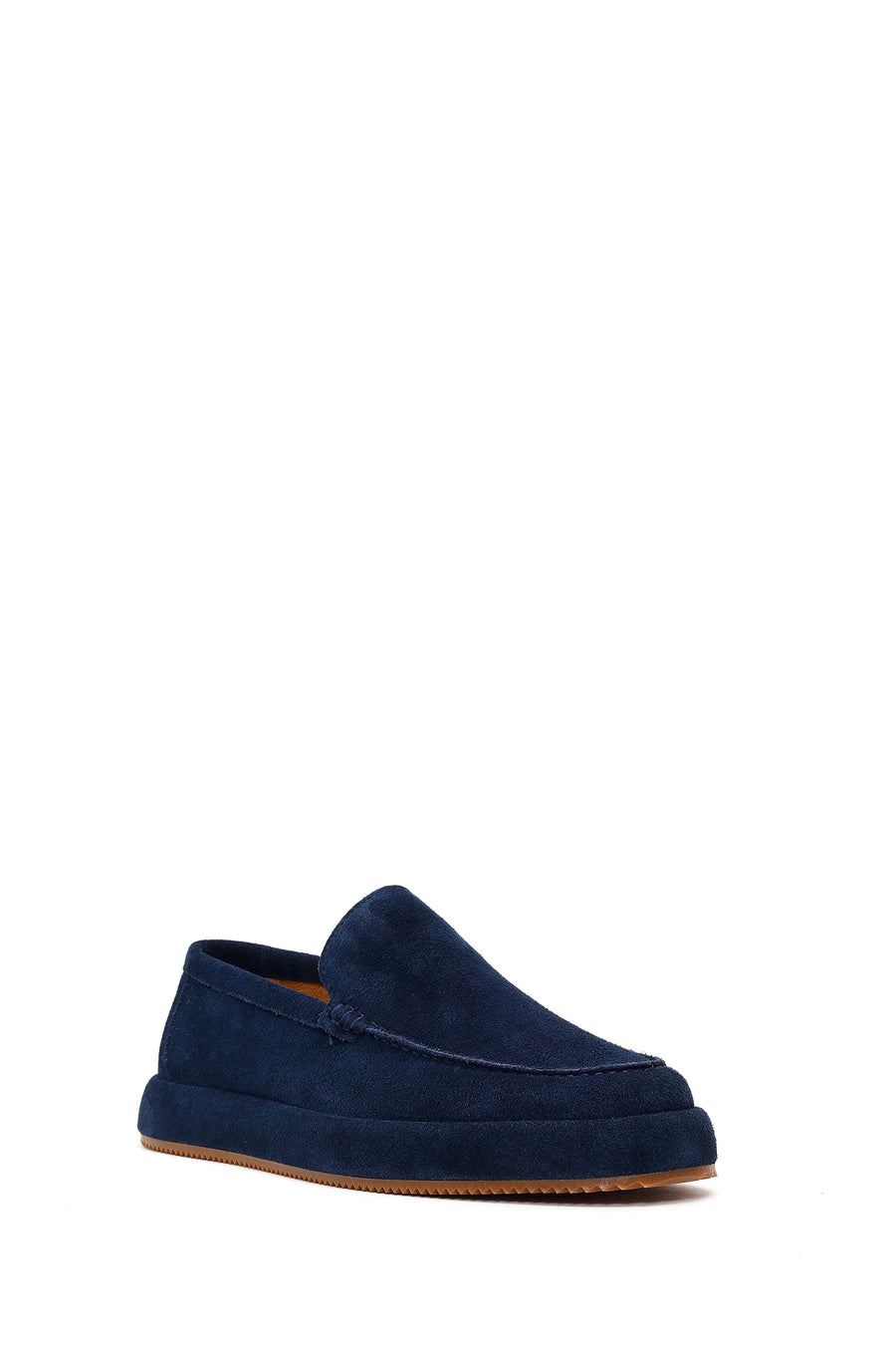 Men's Navy Blue Suede Leather Casual Loafer