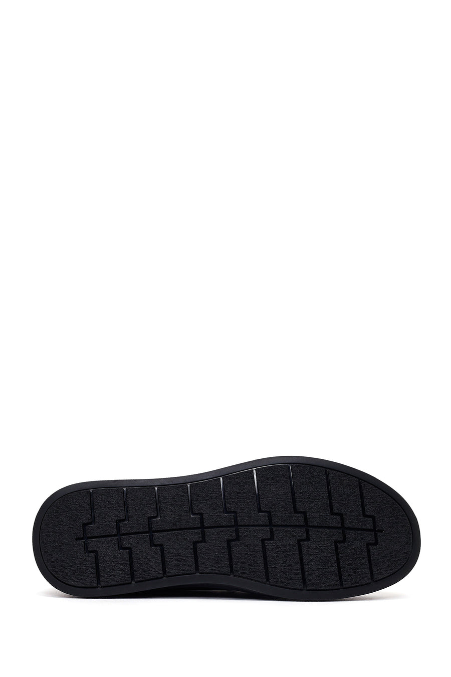 Male Black Lace-Up Leather Casual Shoes