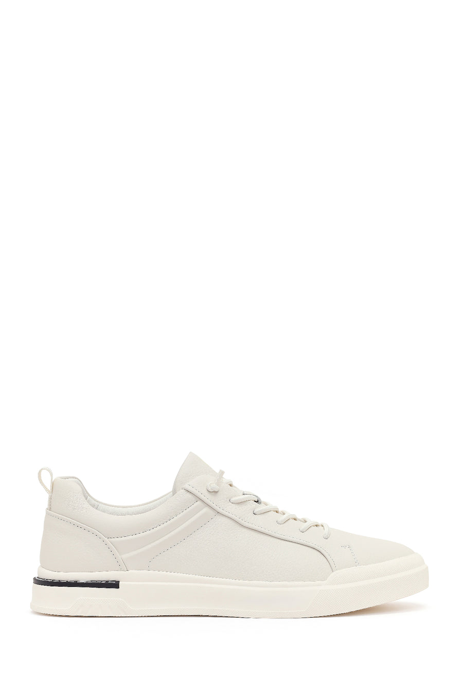 Men's White Lace-up Leather Sneaker 26SFD6983FT | Derimod