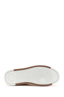 Erkek Beyaz Bağcıklı Deri Sneaker | Derimod