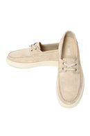 Men's Beige Lace-up Suede Leather Casual Shoes | Derimod