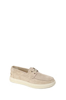 Men's Beige Lace-up Suede Leather Casual Shoes | Derimod
