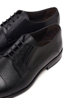 Erkek Siyah Bağcıklı Deri Klasik Ayakkabı | Derimod