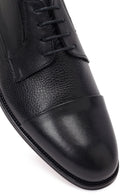 Erkek Siyah Bağcıklı Deri Klasik Ayakkabı | Derimod